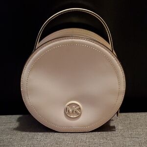 Michael Kors Beige Round Mini Bag